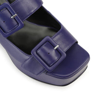 Mules à plateforme Si Rossi 90 en cuir - Iris