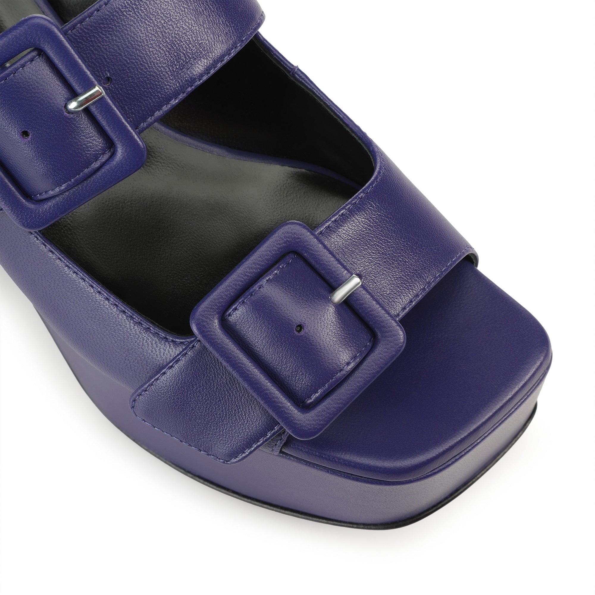 Mules à plateforme Si Rossi 90 en cuir - Iris