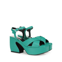 SANDALES NAPPA ROUGES ROUGES
