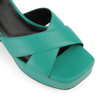 SANDALES NAPPA ROUGES ROUGES