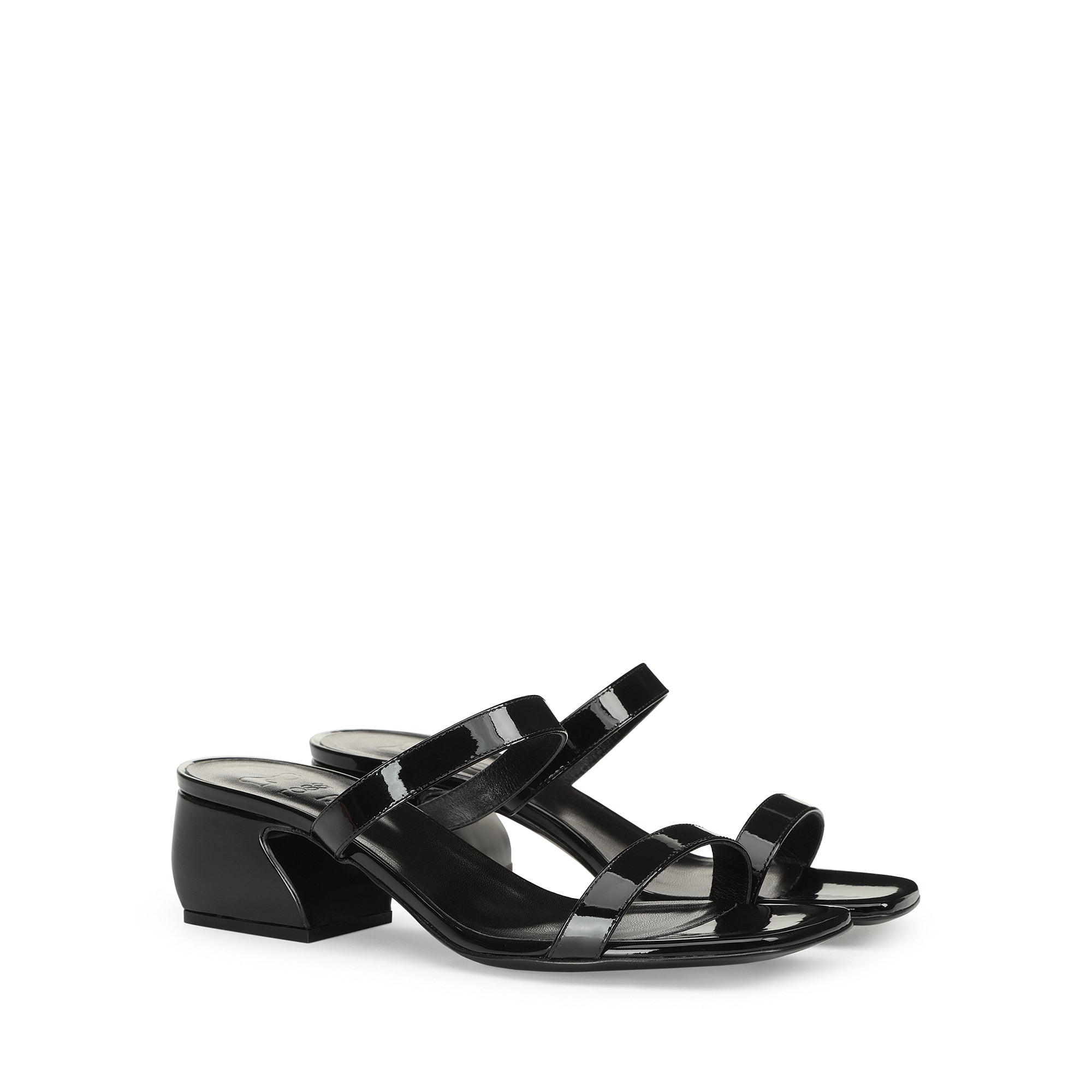Mules Si Rossi 45 en cuir - Nero