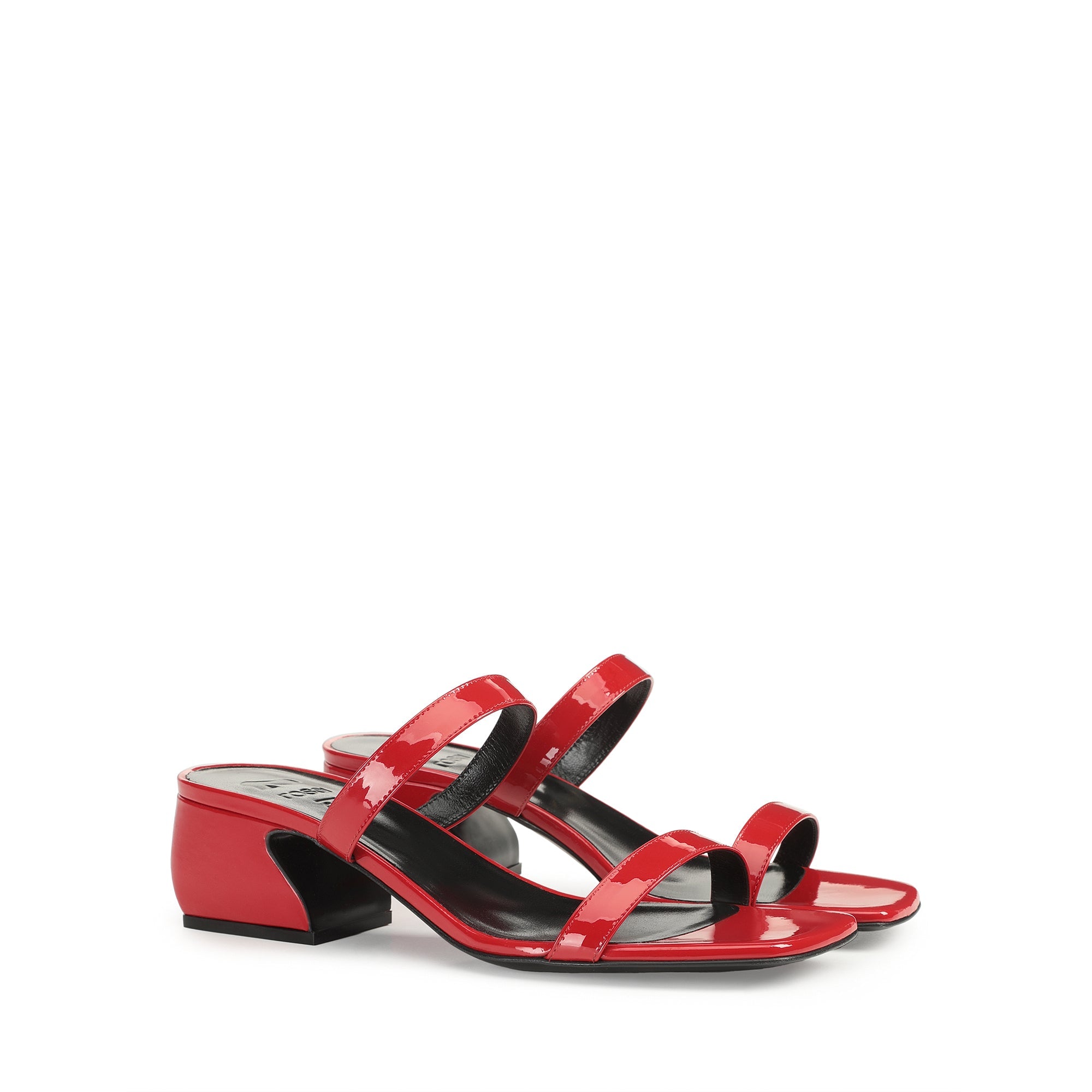 Mules Si Rossi 45 en cuir - Carminio