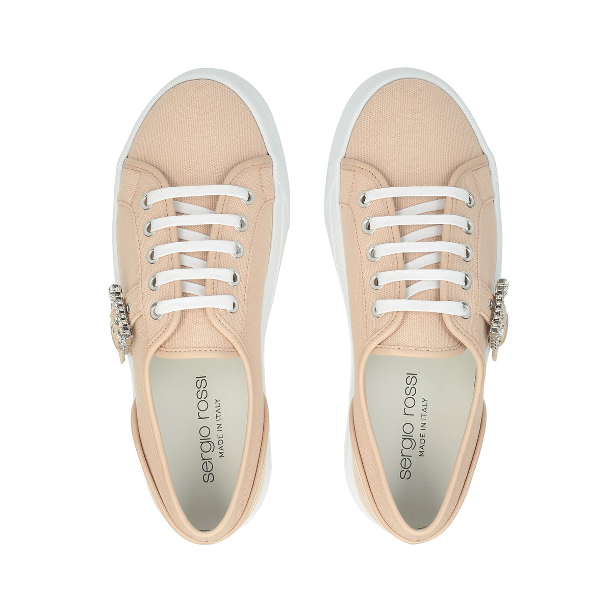 BASKETS SR TWENTY BUCKLE TOILE + NAPPA