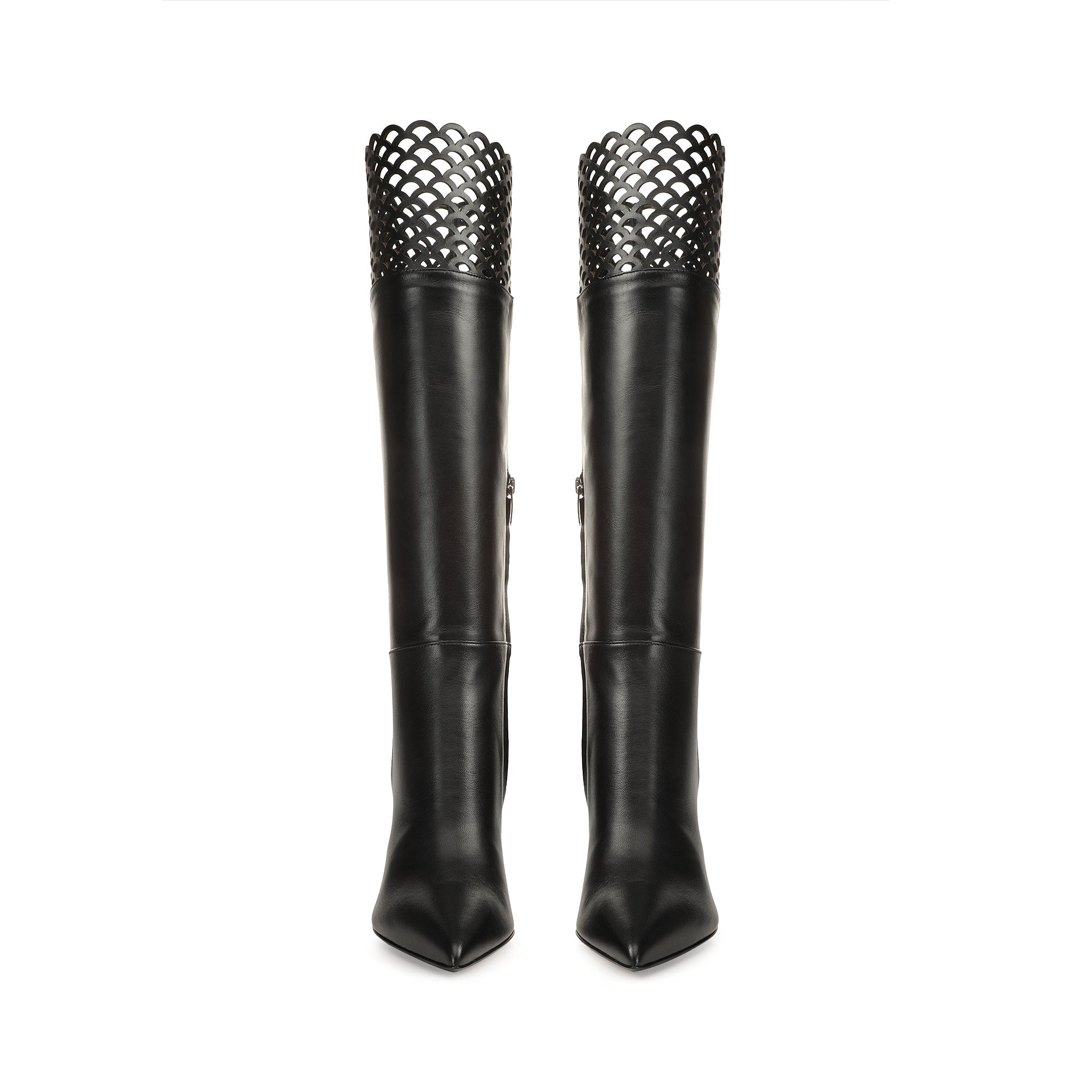Bottes Sr Mermaid 90 en cuir - Nero