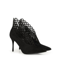 Bottines Sr Mermaid 90 en daim - Nero
