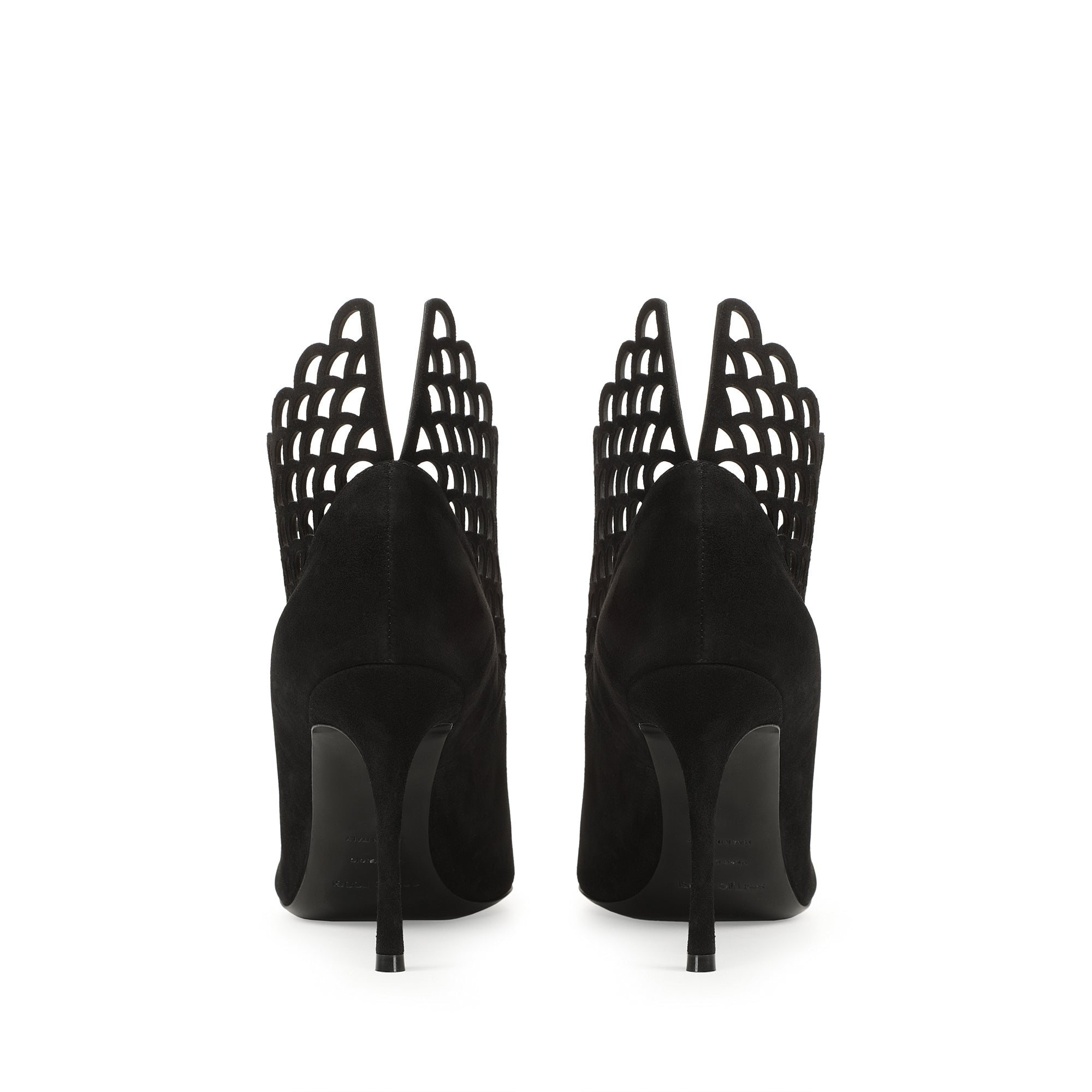 Bottines Sr Mermaid 90 en daim - Nero