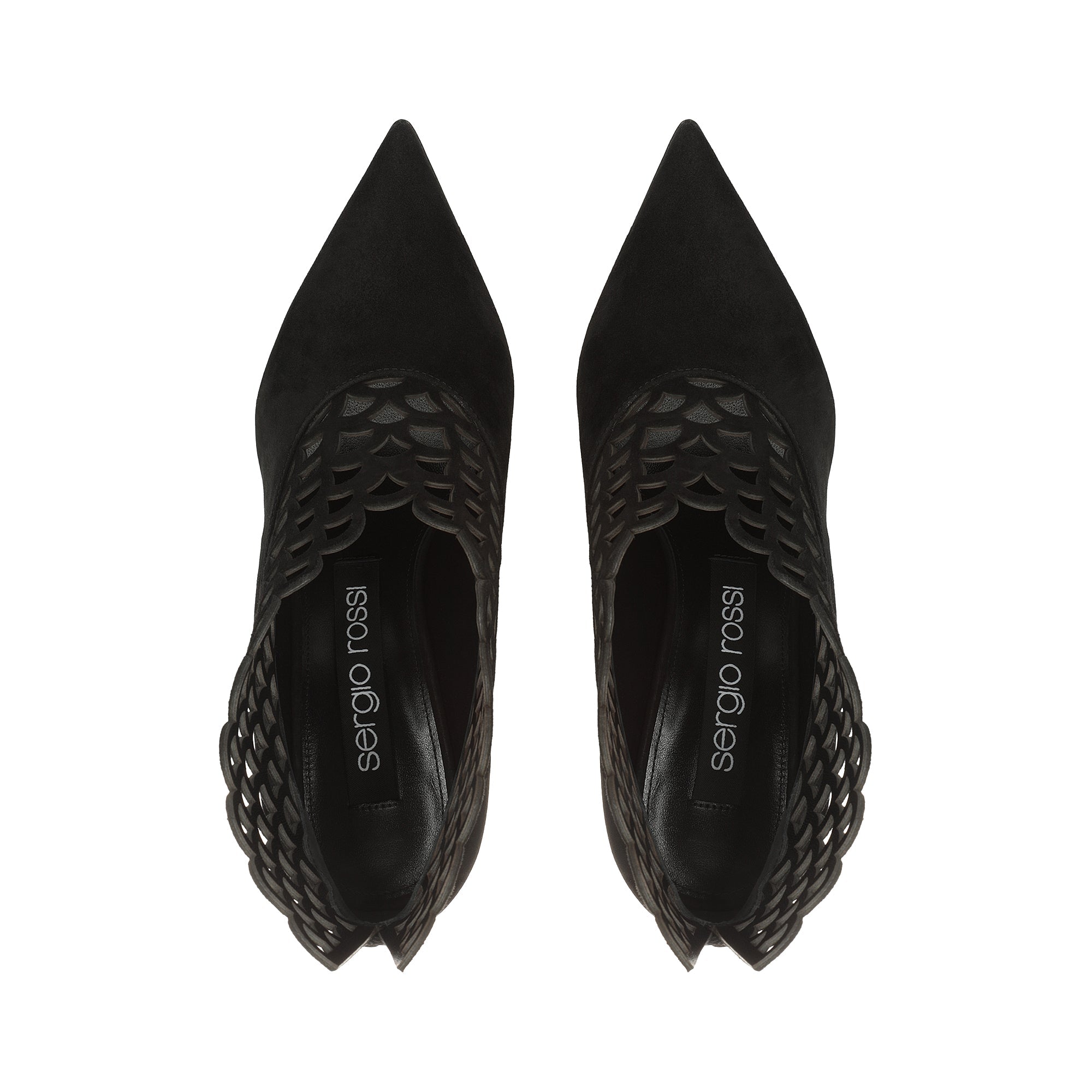 Bottines Sr Mermaid 90 en daim - Nero