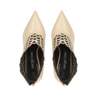 Bottines Sr Mermaid 90 en cuir - Chalk