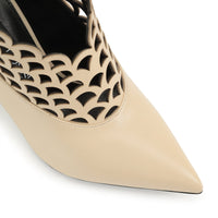 Bottines Sr Mermaid 90 en cuir - Chalk