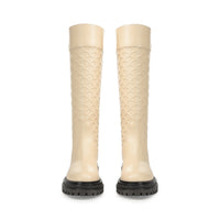 Bottes Sr Mermaid 3D en cuir - Chalk