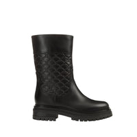 Sr Mermaid 3D ankle boots in leather - Nero