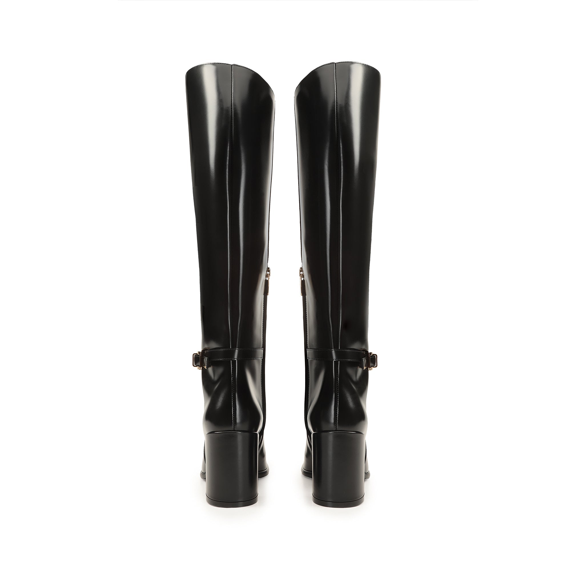 Bottes Sr Nora 95 en cuir - Nero