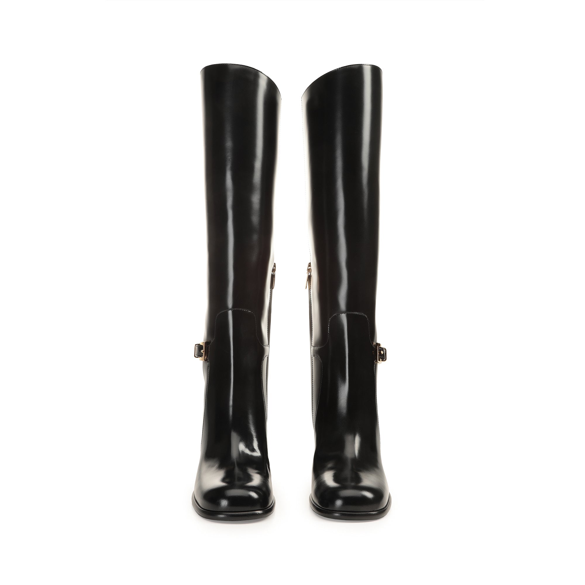 Bottes Sr Nora 95 en cuir - Nero