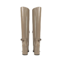 Bottes Sr Nora 95 en cuir - Taupe