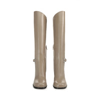 Bottes Sr Nora 95 en cuir - Taupe