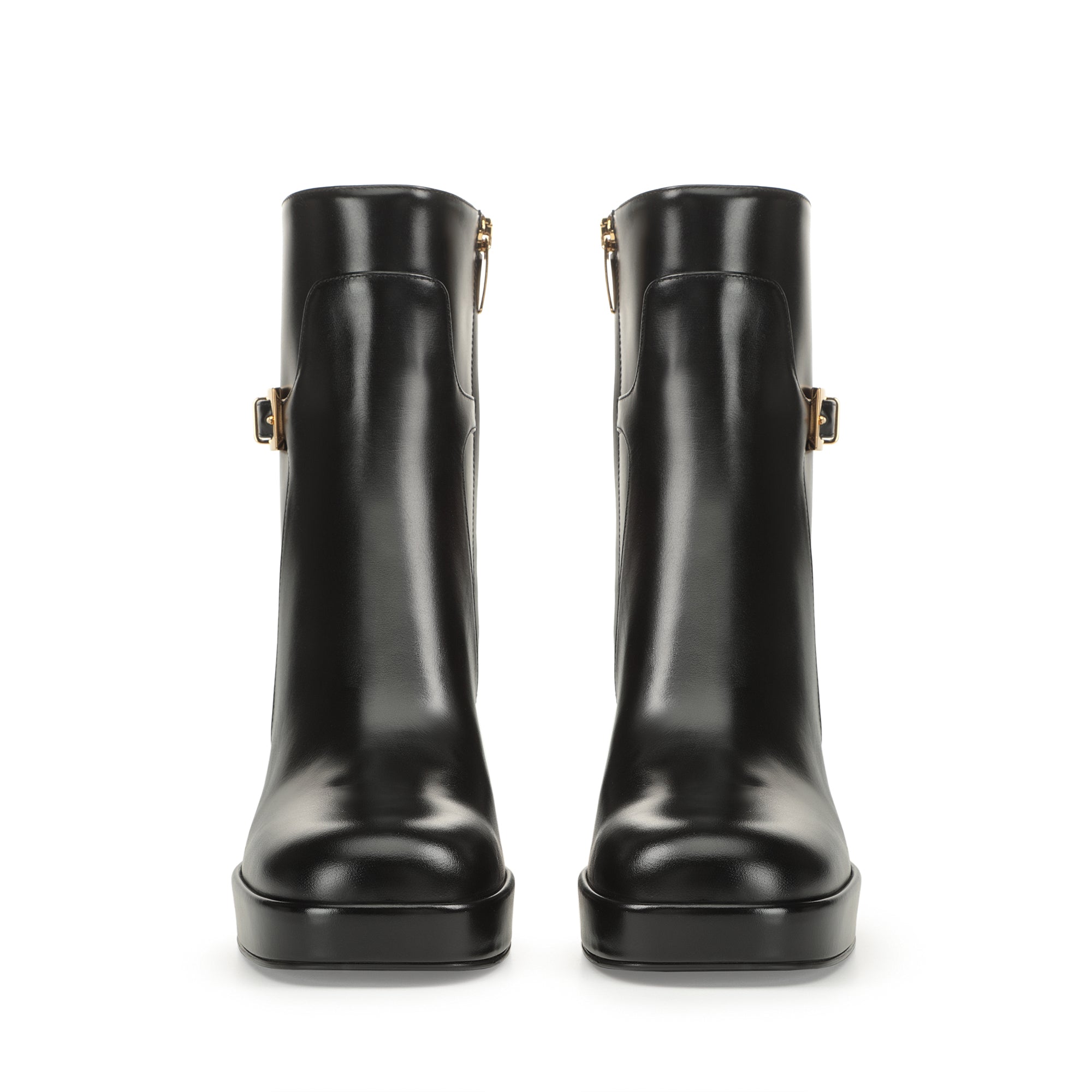 Bottines Sr Nora 80 en cuir - Nero