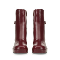 Bottines Sr Nora 80 en cuir - Wine
