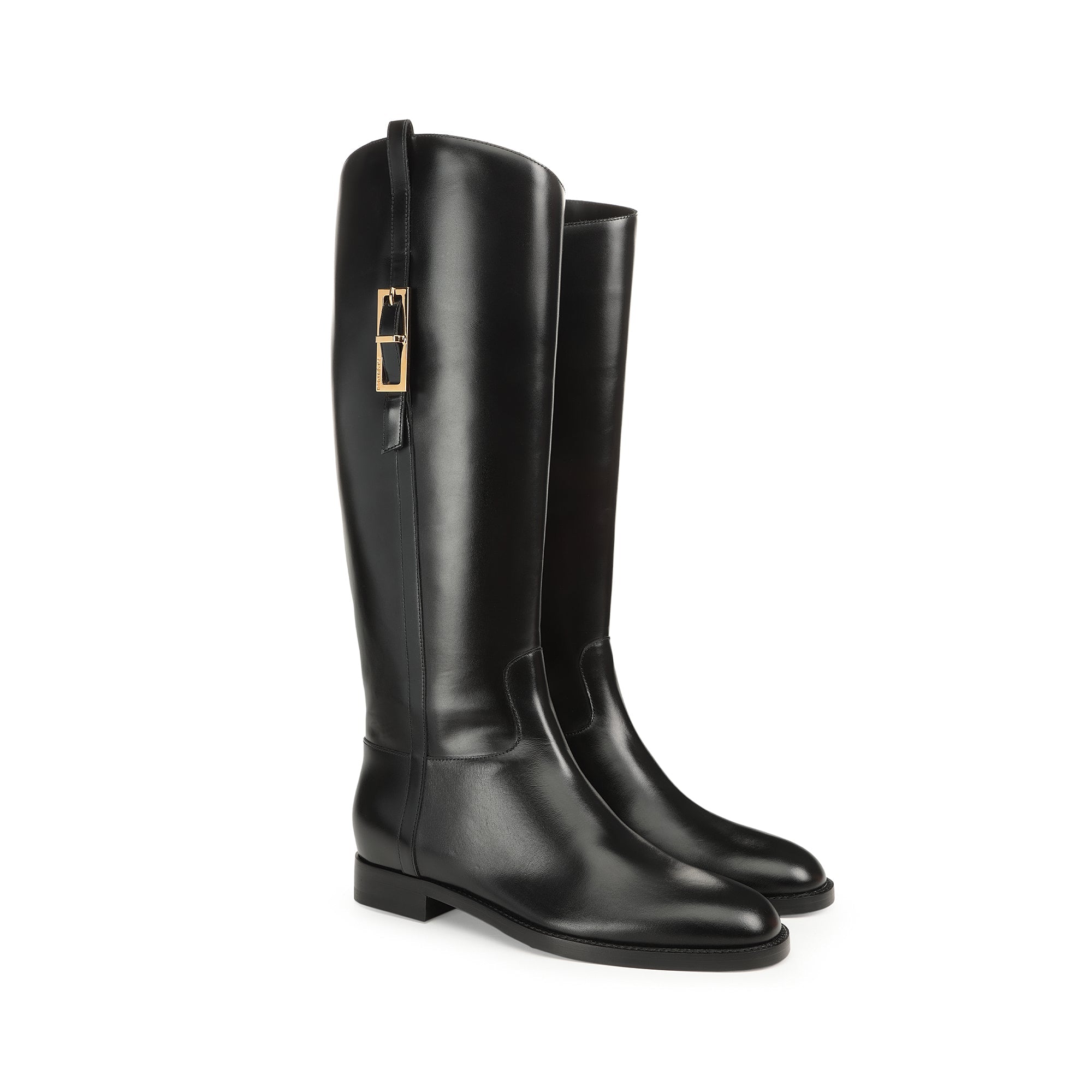Bottes Sr Nora en cuir - Nero