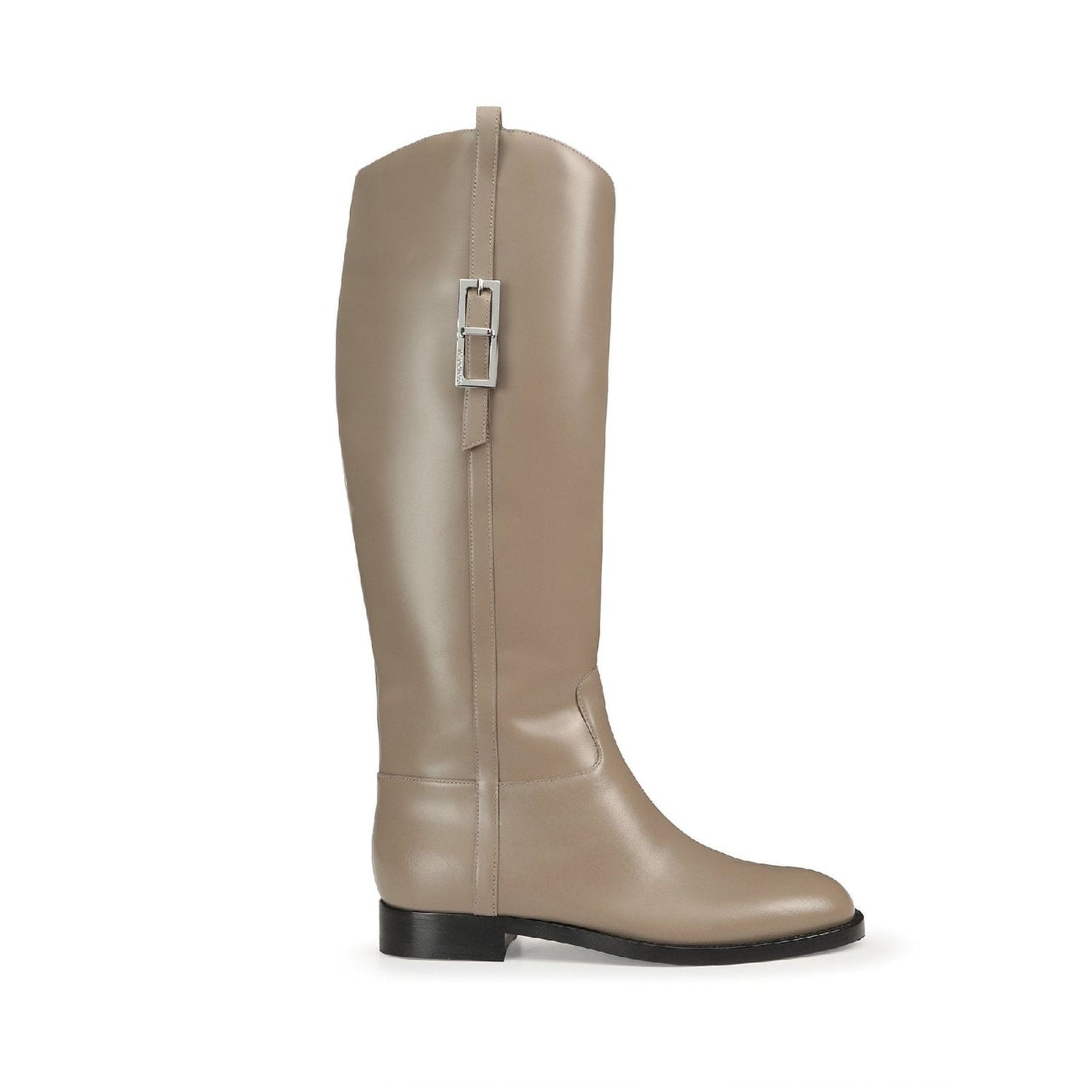 360€   Bottes Sr Nora en cuir - Taupe