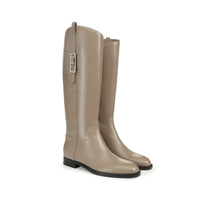 360€   Bottes Sr Nora en cuir - Taupe
