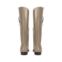 360€   Bottes Sr Nora en cuir - Taupe