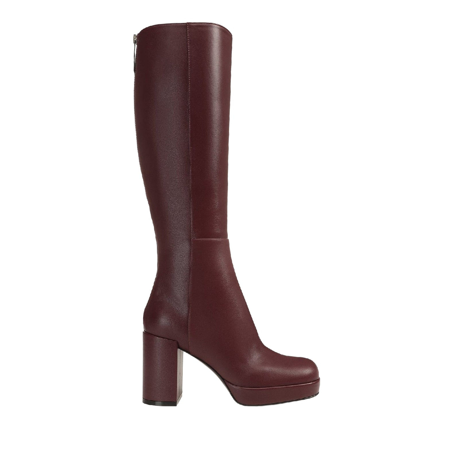 Bottes M. Fire 75 en cuir - Wine