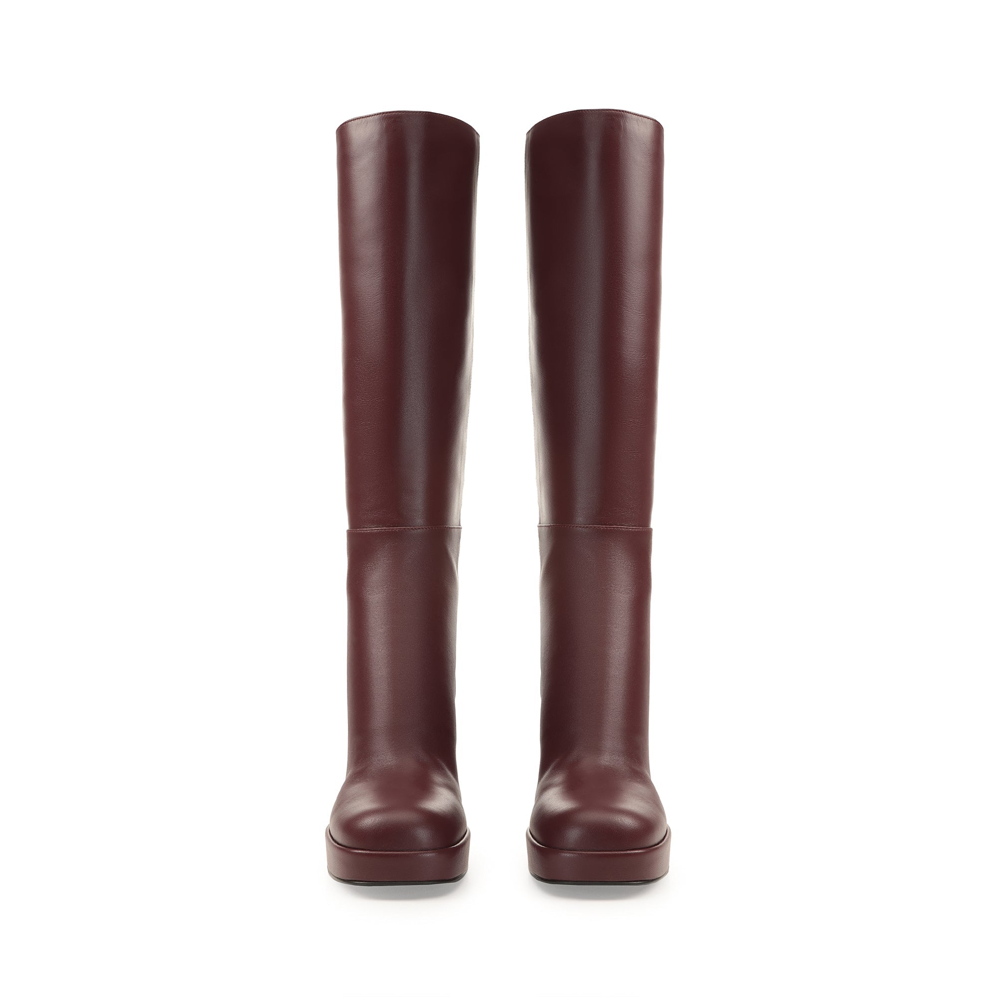 Bottes M. Fire 75 en cuir - Wine