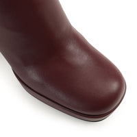 Bottes M. Fire 75 en cuir - Wine