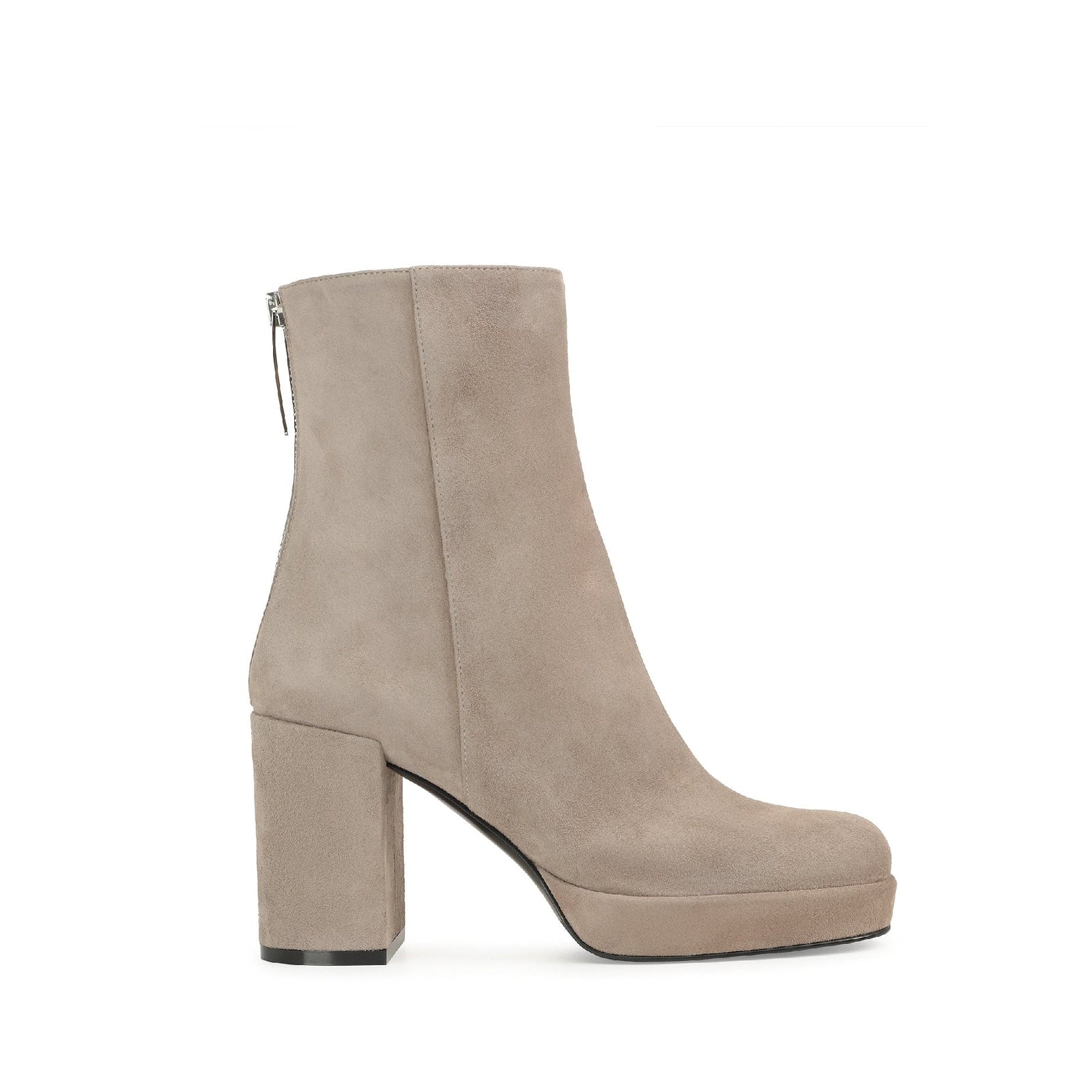 Bottines M. Fire 75 en daim - Taupe