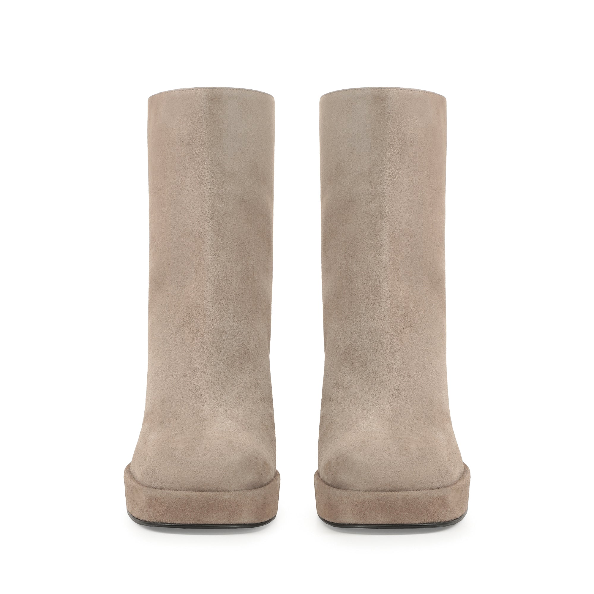 Bottines M. Fire 75 en daim - Taupe