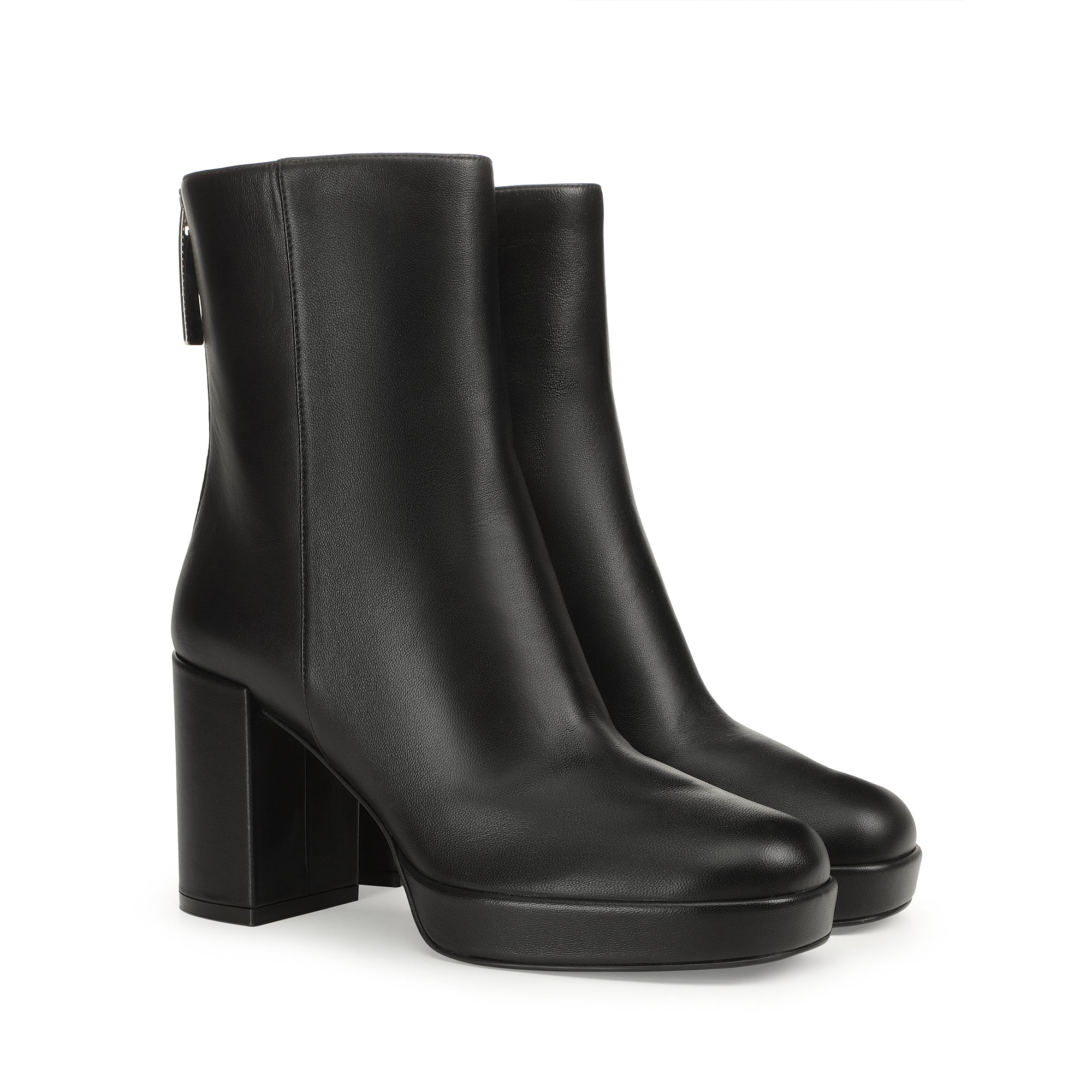 Bottines M. Fire 75 en cuir - Nero