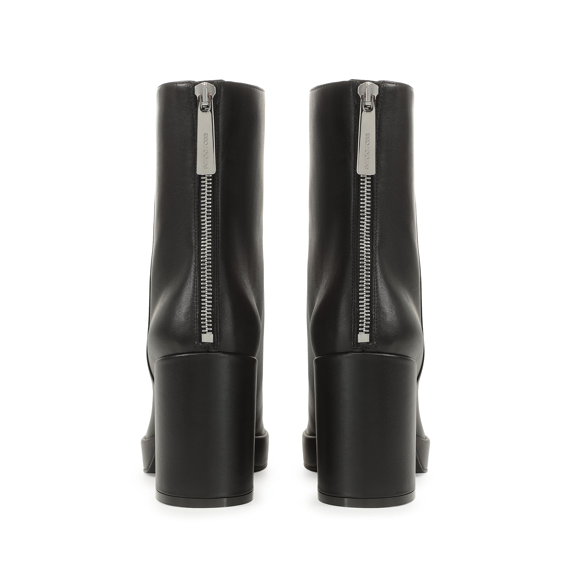 Bottines M. Fire 75 en cuir - Nero