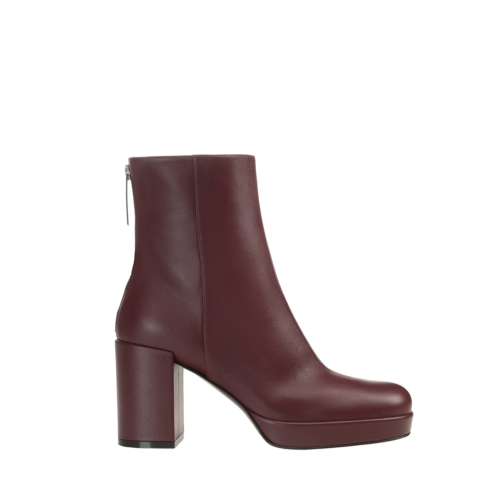 Bottines Sr Fuego 75 en cuir - Wine