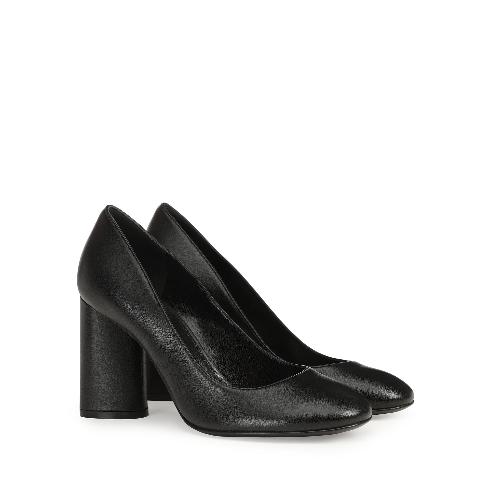 Escarpins Sr Pillar 90 en cuir - Nero