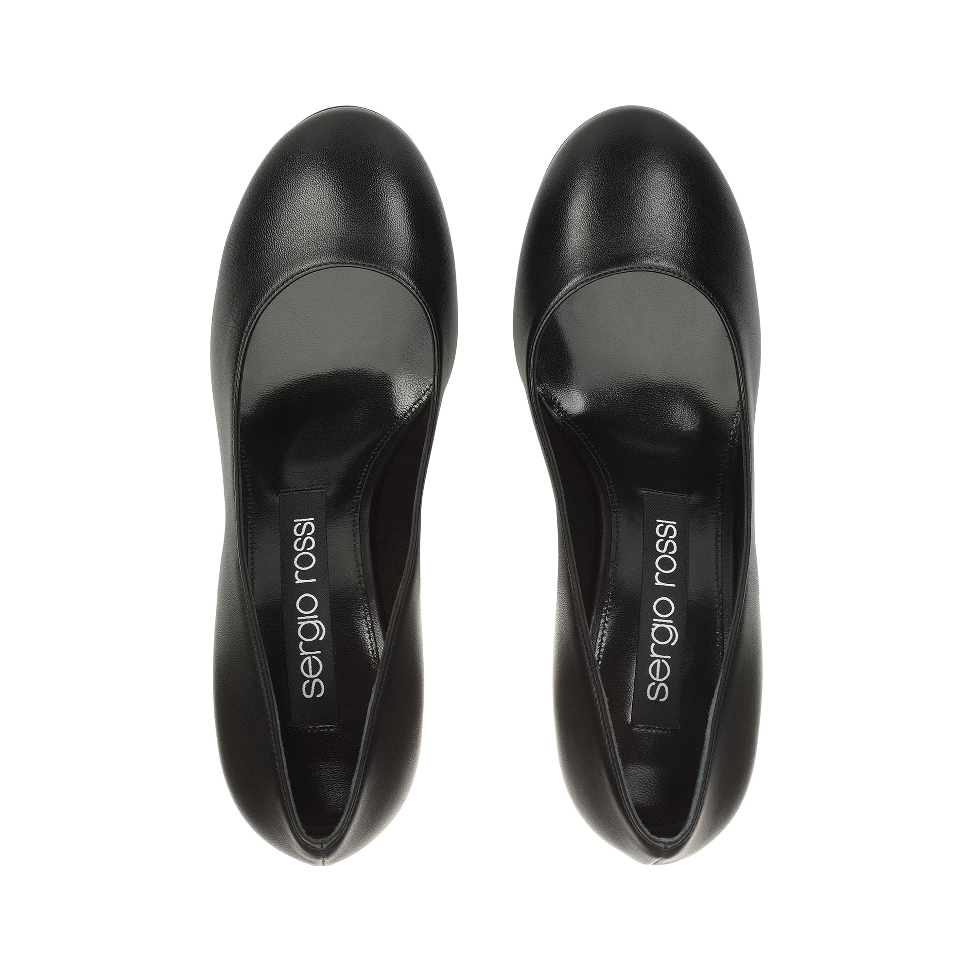 Escarpins Sr Pillar 90 en cuir - Nero