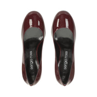 Escarpins Sr Pillar 90 en cuir verni - Wine