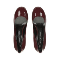 Escarpins Sr Pillar 50 en cuir verni - Wine