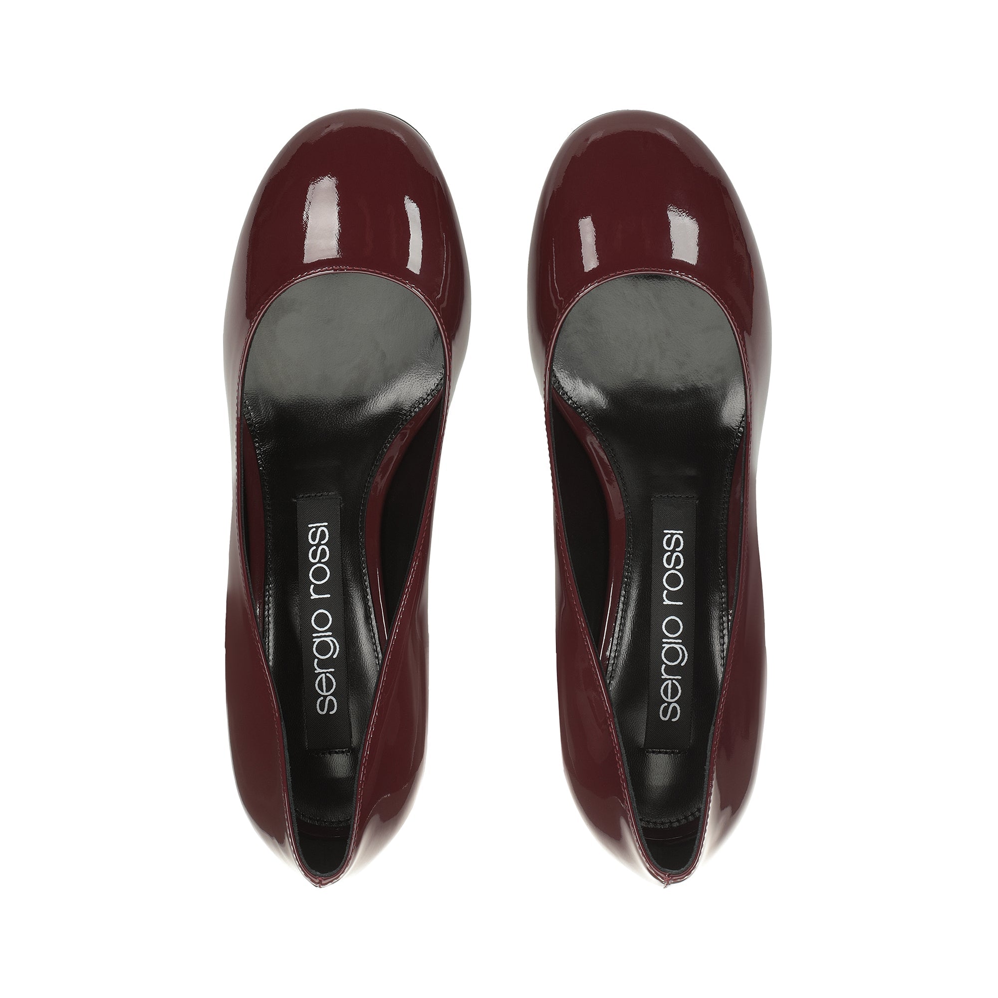 Escarpins Sr Pillar 50 en cuir verni - Wine