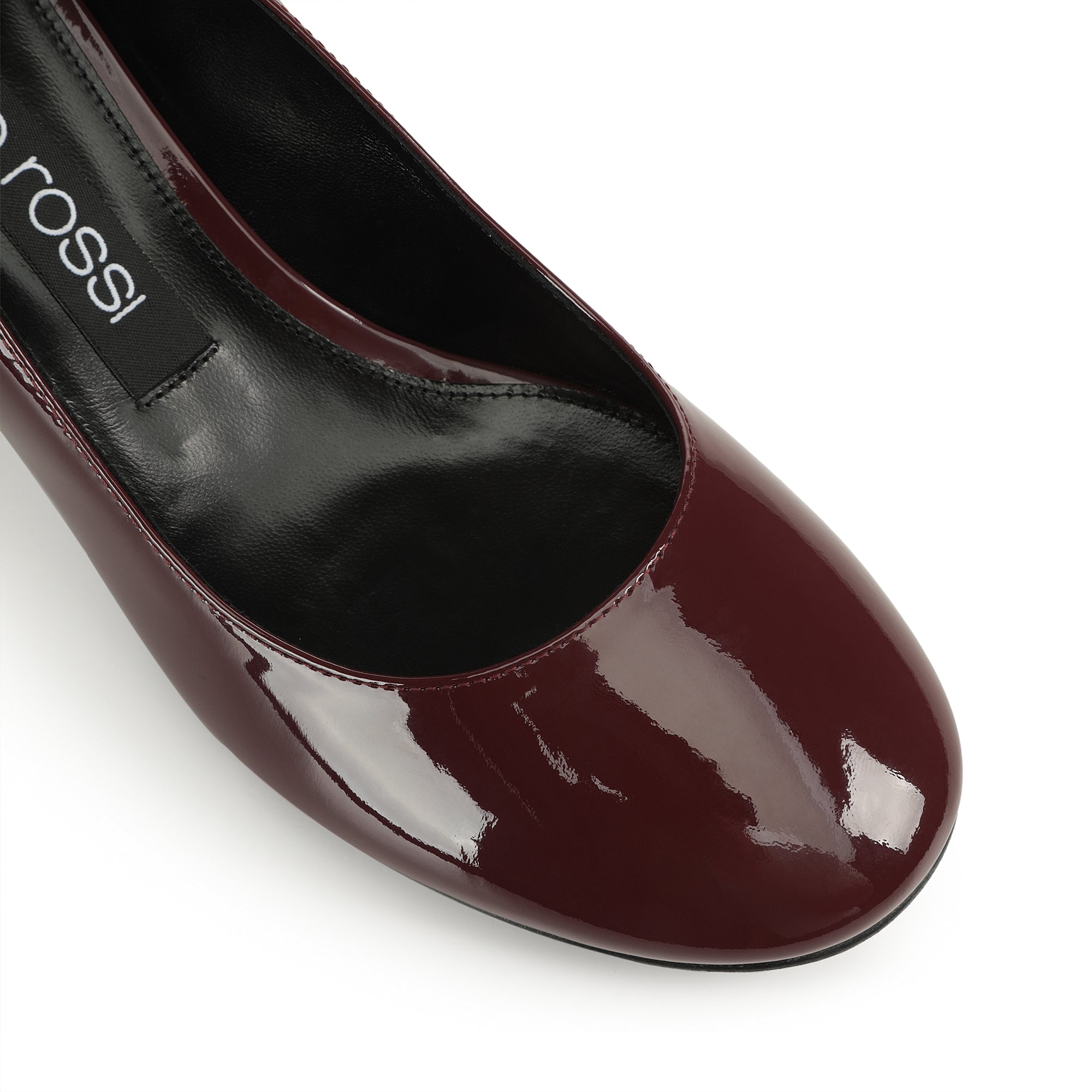 Escarpins Sr Pillar 50 en cuir verni - Wine