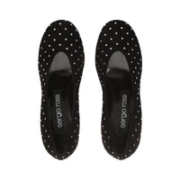 SR ARC EN DAIM + CHAUSSURES EN PIERRE DE STRASS