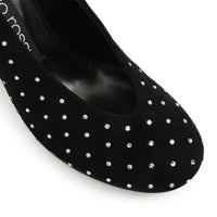 SR ARC EN DAIM + CHAUSSURES EN PIERRE DE STRASS