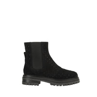 300€   Bottines Sr Joan en cuir - Nero & Jet