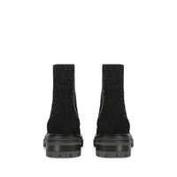 300€   Bottines Sr Joan en cuir - Nero & Jet
