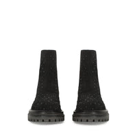 300€   Bottines Sr Joan en cuir - Nero & Jet