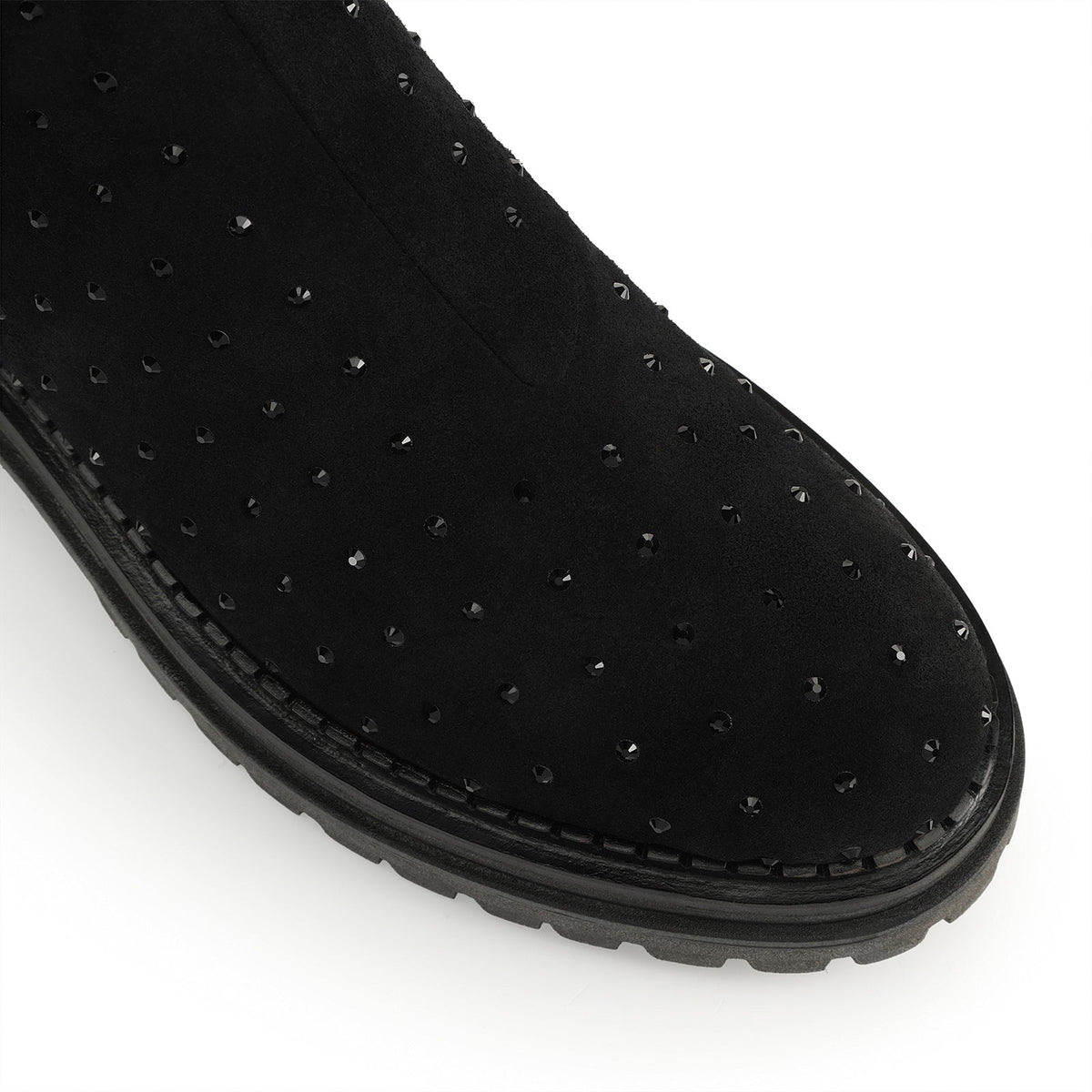 Bottines Sr Joan en cuir - Nero & Jet