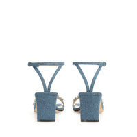 Sandales en jean SR1 double.