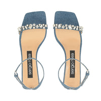 Sandales en jean SR1 double.