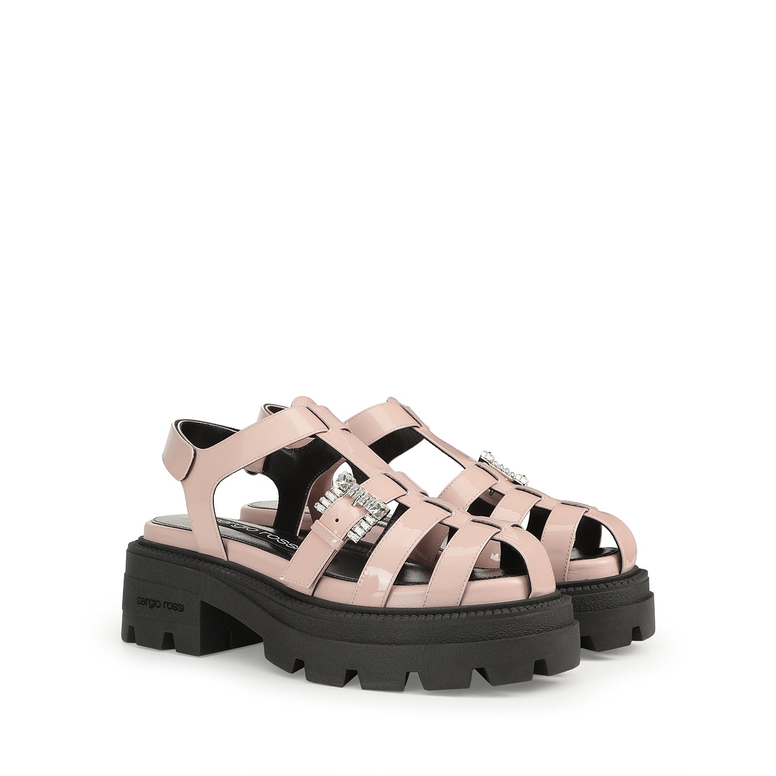 195€   Sandales Sr Twenty Buckle 25 en cuir - Petalo