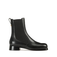 BOTTINES DE CHEVILLE EN PEAU DE VEAU SOUPLE AVENUE avec ÉLASTIQUE