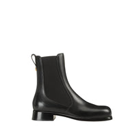 BOTTINES DE CHEVILLE EN PEAU DE VEAU SOUPLE AVENUE avec ÉLASTIQUE